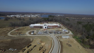 The New Pike Road School, currently under construction, will be the meeting location of Frazer at Pike Road. Photo by Elevated Perceptions.